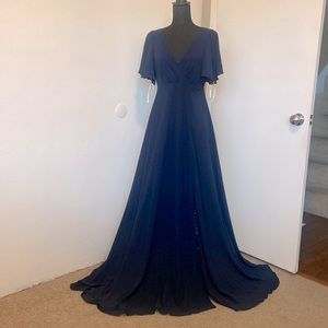Lulus Navy Blue Dress NWOT